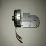 Roll axis motor with supports